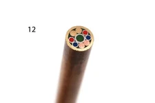 6"CUSTOM MOSAIC PIN 8.02 MM BRASS KNIFE MAKING HANDLE SCALES GRIPS KNIFE AH-.12