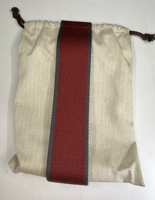 NEW  Hermes Cologne Signarure Draswstring Pouch  (New Without Tags)
