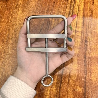 Ball Stretcher Hodenring Hodensack Edelstahl Metall Scrotum Testicle Clamp CBT