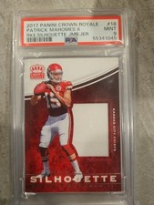 2017 Panini Preferred Rookie Silhouette Jerseys Patrick Mahomes II (MEM, RC)