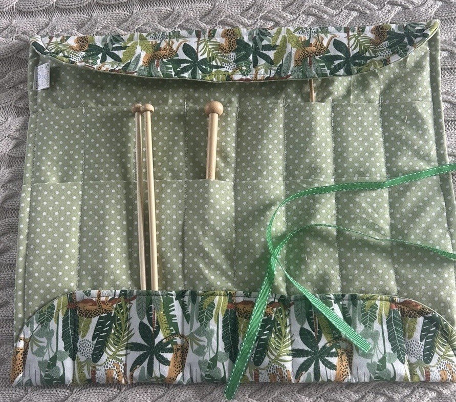 Knitting Needle Case Portable Knitting Accessory