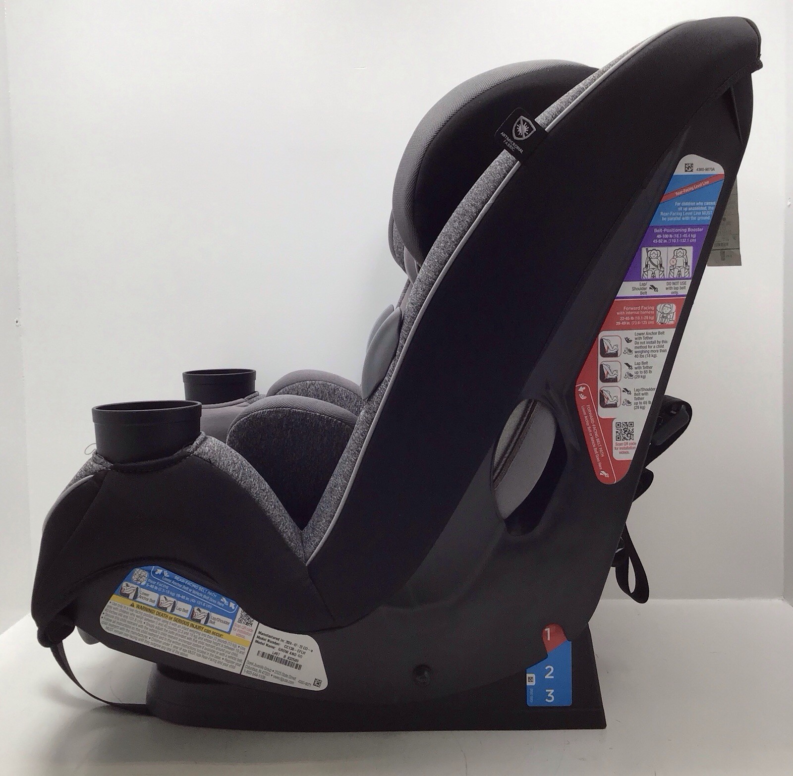Safety 1st Grow & Go All In One Convertible Car Seat Shadow II OPEN BOX