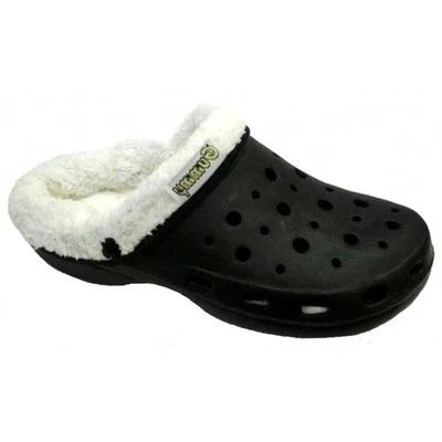 dema Gummy Sabot, Pantofole, Ciabatte Clogs da Uomo Art. 76 Nero