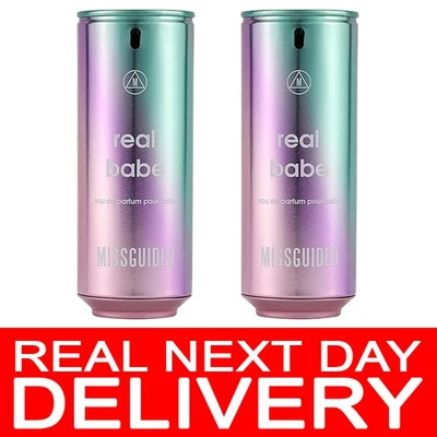 2 x Missguided REAL BABE Eau de Parfum 80ml *** please read