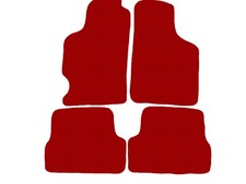 Fußmatten, Autoteppiche für Renault Laguna I 1994-1998, Rot x14 Rand