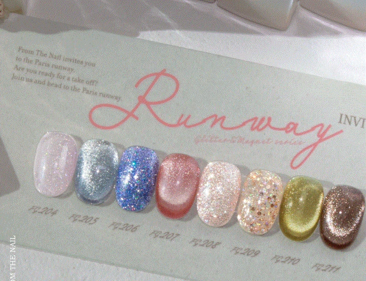 From the Nail Runway Nail Polish 10g 8 Color Magnet Glitter gel K-beauty
Opens in a new window or ta