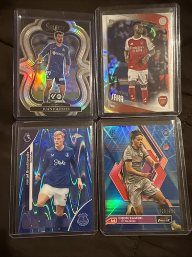 Topps Chrome Soccer Card Lot Jarrad Branthwaite /150 Dijon Kameri RC /250 Saka