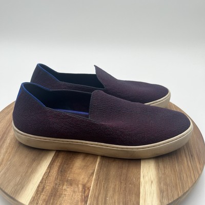Rothy's The Original Sneaker Fig Python Purple Slip On Shoes Women's Size 11 US