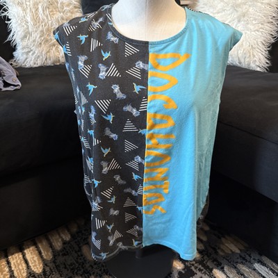 Disney Pocahontas Sleeveless Top Cotton Blend - Size XL, Blue