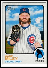 2022 Topps Heritage #716 Wade Miley Chicago Cubs SP Short Print MLB NM-MT
