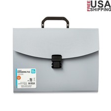 26 Pocket Expanding File Folder Organizer Durable Legal Size W/ Carry Handle New