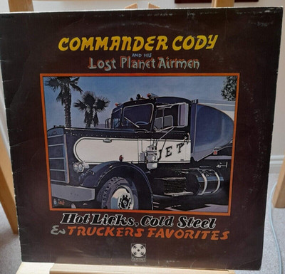 Commander Cody & His Lost Planet Airmen - Hot Licks etc country rock vinyl LP