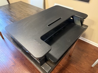 Mount-It! Standing Desk Converter 37'' Wide, Height Adjustable