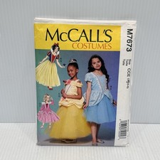 McCall's MP557 Snow White Sleeping Beauty Cinderella Belle Sz 3 and 4 M7673