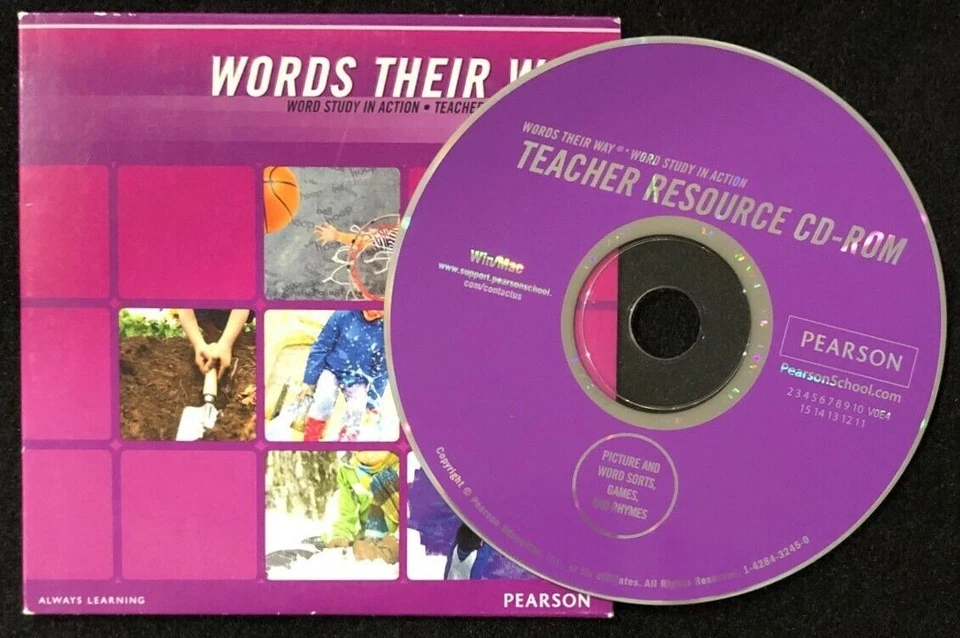 WORDS THEIR WAY - TEACHER RESOURCE CD-ROM (2012, Pearson) - Image 3 of 4