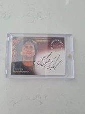 THE SCORPION KING ARPID GRANT HESLOV AUTO CARD A4 2002 INKWORKS UNCIRC. RARE