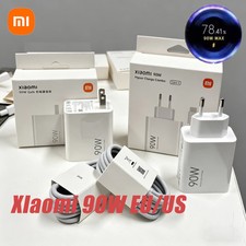 Original Xiaomi 90W EU/US Charger Turbo 1M Fast Adapter USB TYpe C Cable for Mi