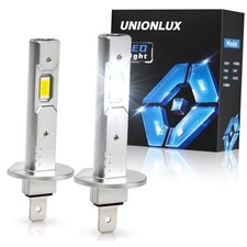 Unionlux Upgraded LED Light Bulb, 500 35000LM Super Brighter 1:1 Mini Size H1