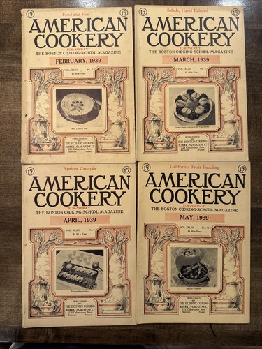 VTG LOT 25 American Cookery Magazine Boston Cooking School 1939 1940 1941 - Picture 7 of 14