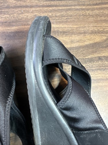 Skechers Cali Rumblers Sandals Women’s Size 9 Black Wedge Slingback Memory Foam - Picture 11 of 24