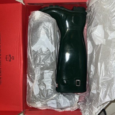 Hunter Women's Original Tall Rain Boots - Hunter Green Size 5 New In Box
