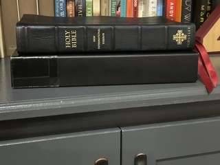 Schuyler NIV Quentel Black Goatskin