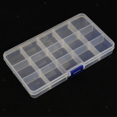 Tool Storage of Transparent Electronic Component Boxes in