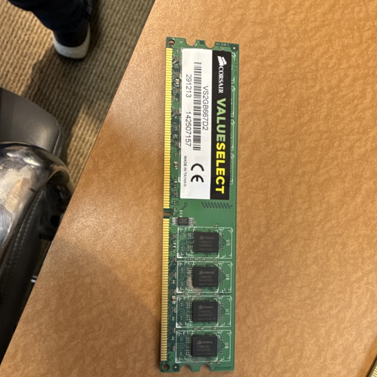 Corsair VS2GBKIT667D2 Value Select 2GB (2x1GB) DDR2 667 Mhz CL5