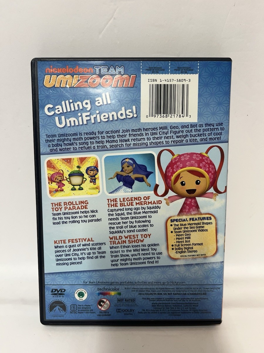 Nickelodeon Team Umizoomi DVD Full Screen English Stereo 2011 | eBay