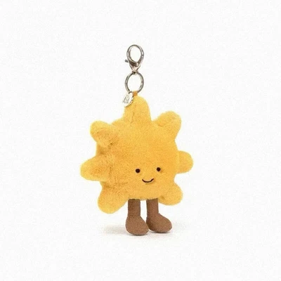 Free Post Jellycat Divertible Bolsa de Sol Dije Llavero Muñeca Etiqueta + Bolsa para el Polvo Nuevo