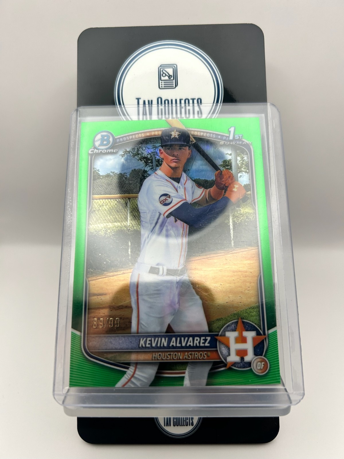 2025 Bowman Chrome - Kevin Alvarez - 1st Bowman - Green Refractor /99