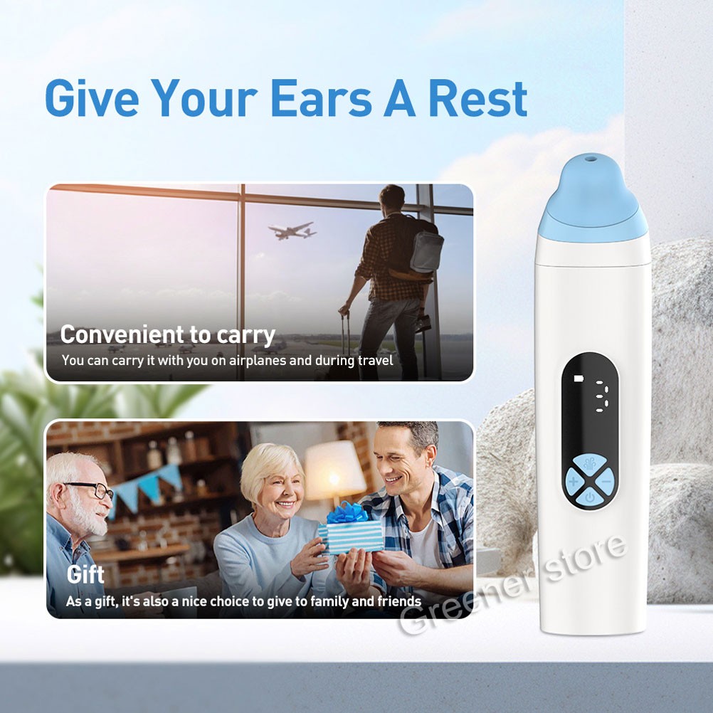 Portable Electric Ear Pressure Relief Eustachian Tube Rechargeable For Tinnitus