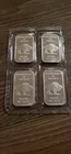 Indian Buffalo 1 oz .999 fine silver Bar  lot of 4- Sealed