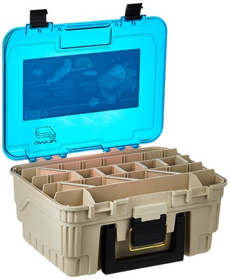 Plano 1349-00 Two Level Magnum 3449 Tackle Box, Sandstone/Blue