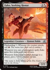 1 x Zuko, Seeking Honor - Avatar: The Last Airbender: Eternal-Legal - NM-Mint - 
