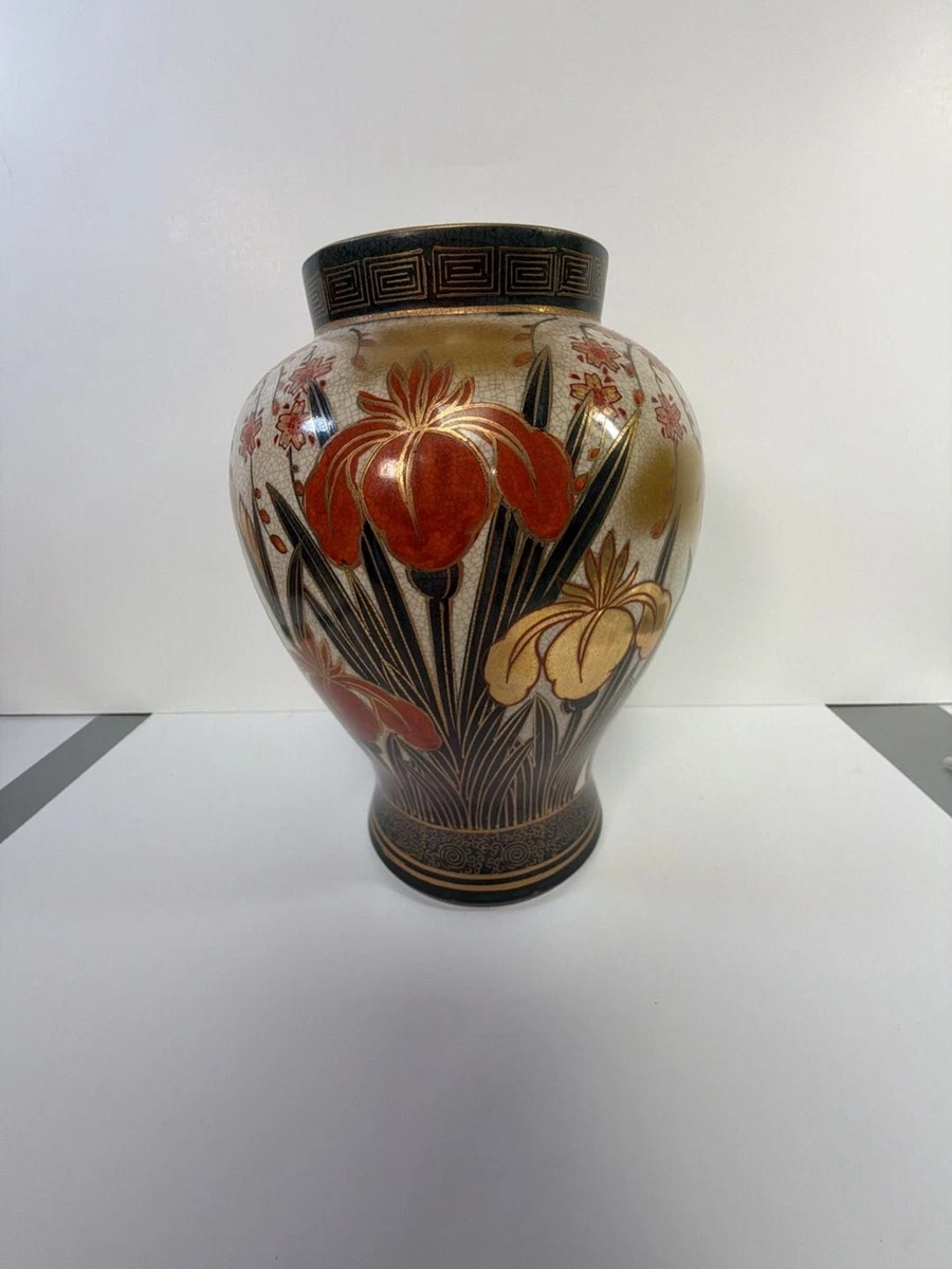 陶瓷日本古董花瓶| eBay