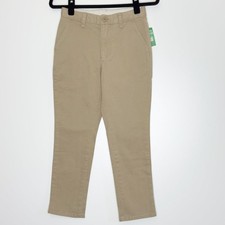 New Gap Kids Lived-In Uniform Chinos Adjustable Waist Pant Boys Size 8