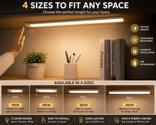 LED Motion Sensor Under Cabinet Closet Light USB Rechargeable Kitchen Lamp Strip