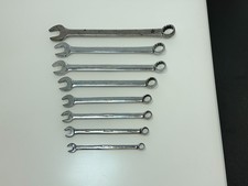 Snap-on Tools Usa Sae 8pc 38-1516 Partial Combination Wrench Set 12 Pt Snap-on Tools Usa Sae 8pc 38-1516 Partial Combination Wrench Set 12 Pt