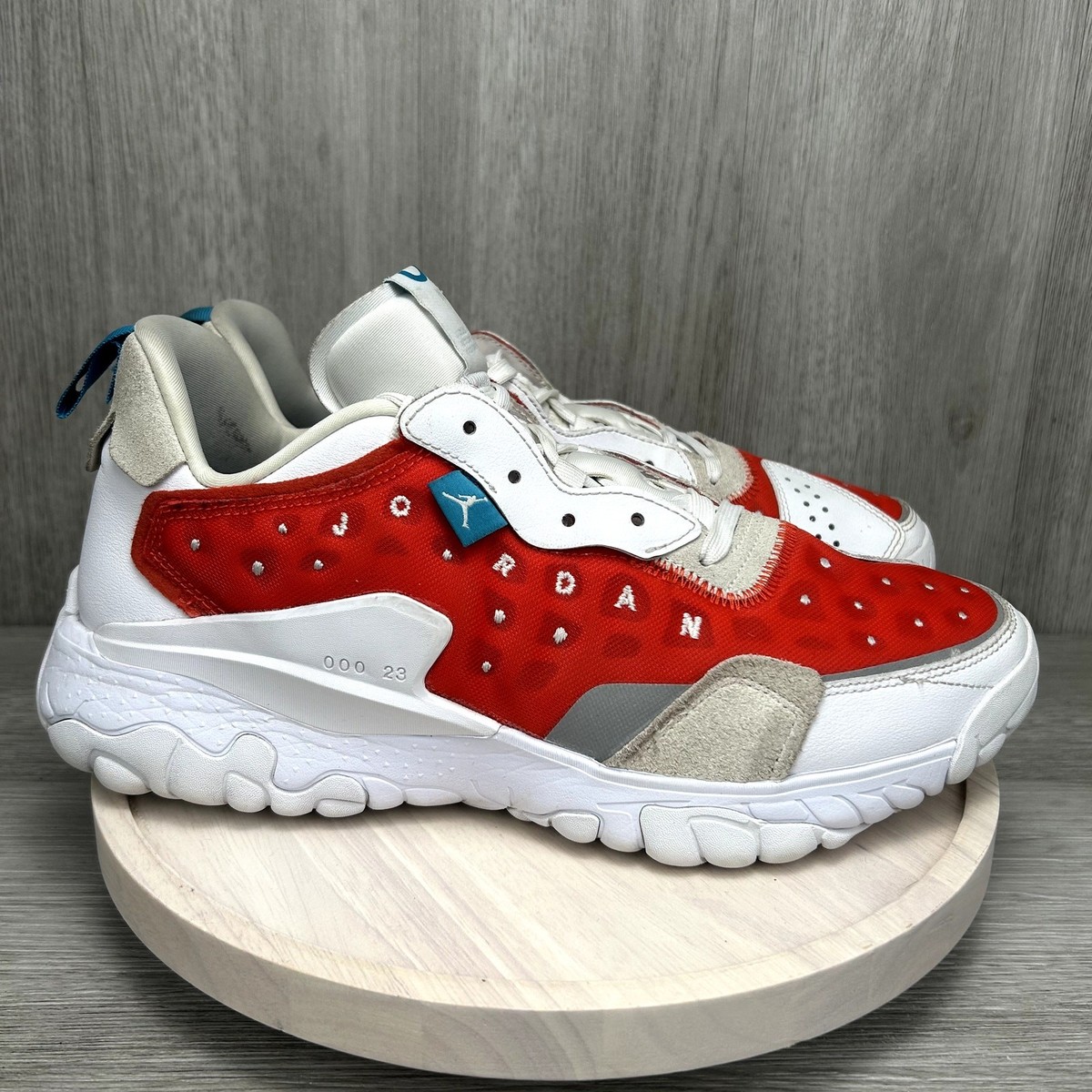 公式正規品!★JORDAN DELTA WHITE VAST GREY  RED Nike Air Jordan Delta 2 Chile Red White Fog Mens 12 CV8121
