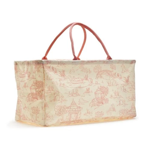 Two's Company Animal Toile Hamper/Storage Tote - Thumbnail 4