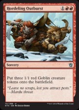 Hordeling Outburst - Medium Play MTG Khans of Tarkir