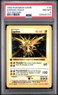 1999 POKEMON BASE SET 1ST EDITION #16 ZAPDOS-HOLO PSA 8