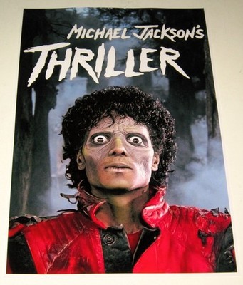 Michael Jackson Thriller 1982 Zombie Art Poster 19