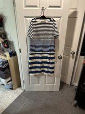 Uniqlo x MARNI Striped Short Sleeve Dress Medium NWT
