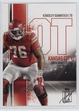 2024 Topps Signature Class Rookies Kingsley Suamataia #126 1o53