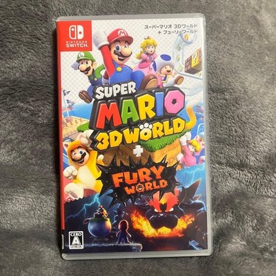 Super Mario 3D World + Bowser's Fury Nintendo Switch w/Case TESTED from JAPAN