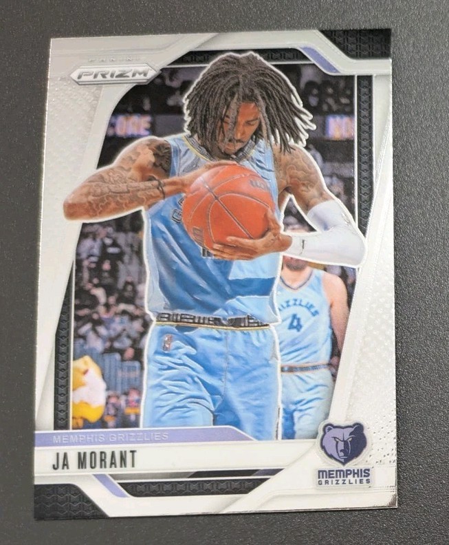 Ja Morant 2024-25 Panini Prizm PHOTO IMAGE VARIATION SP #64 Memphis Grizzlies