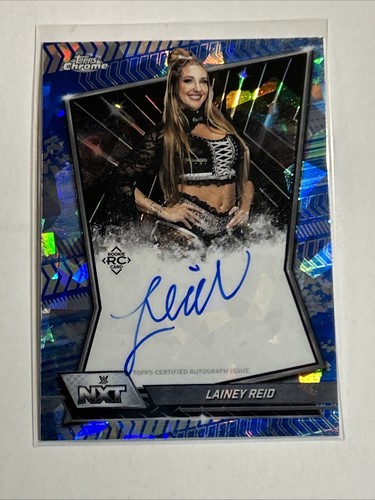 Lainey Reid #NXT-LAI 2026 Topps Chrome Sapphire WWE NXT Autograph card