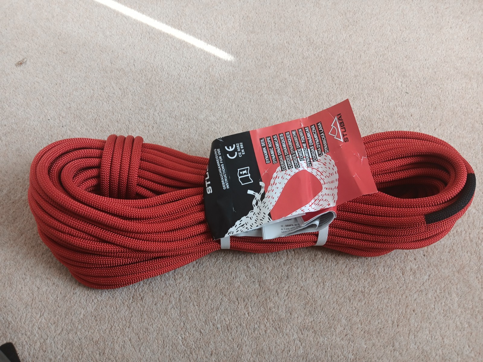 Cuerda de escalada dinámica única Stubai 50 M